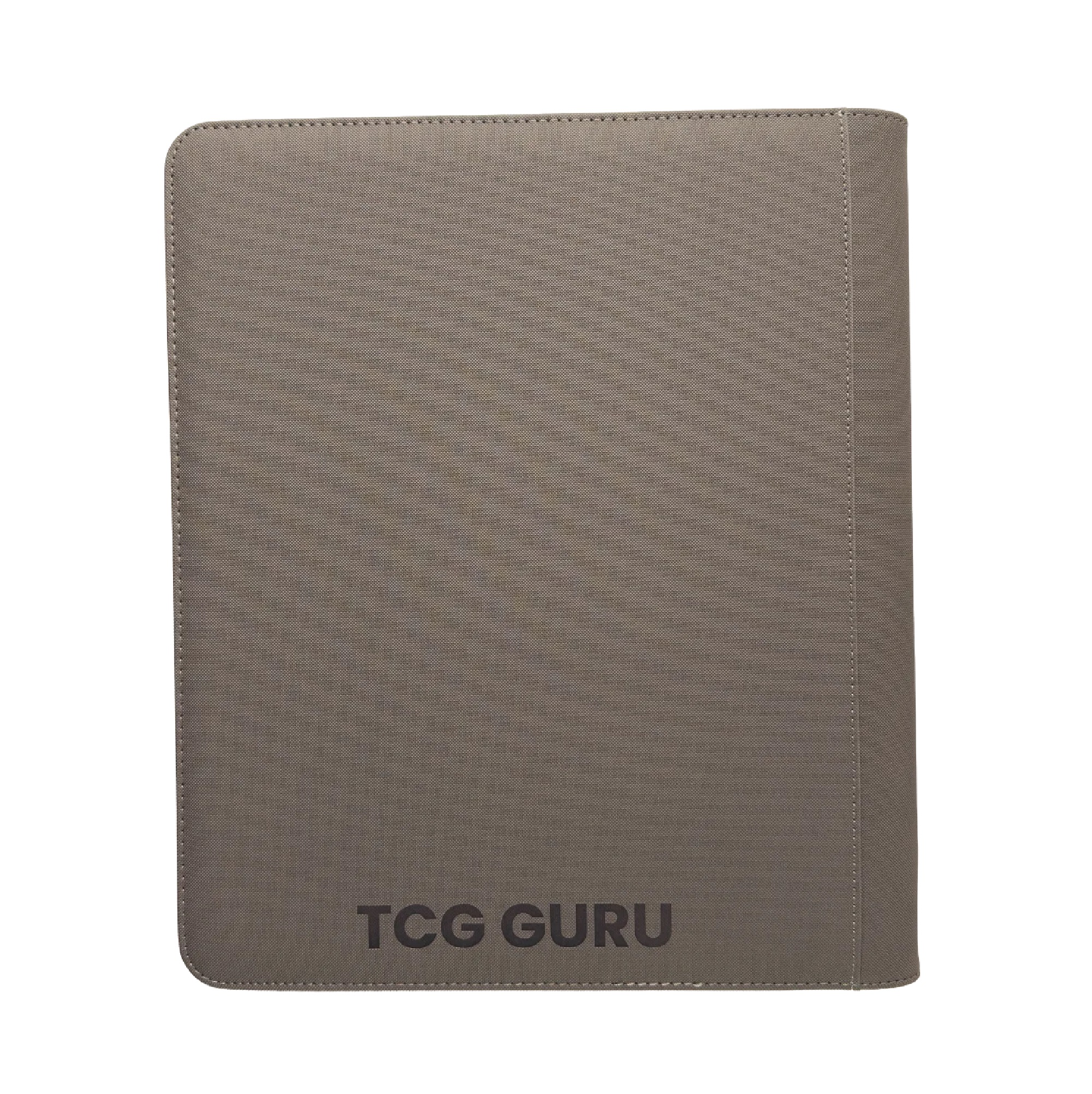 TCG Guru - 9-Pocket Toploader Xenon Binder Grey