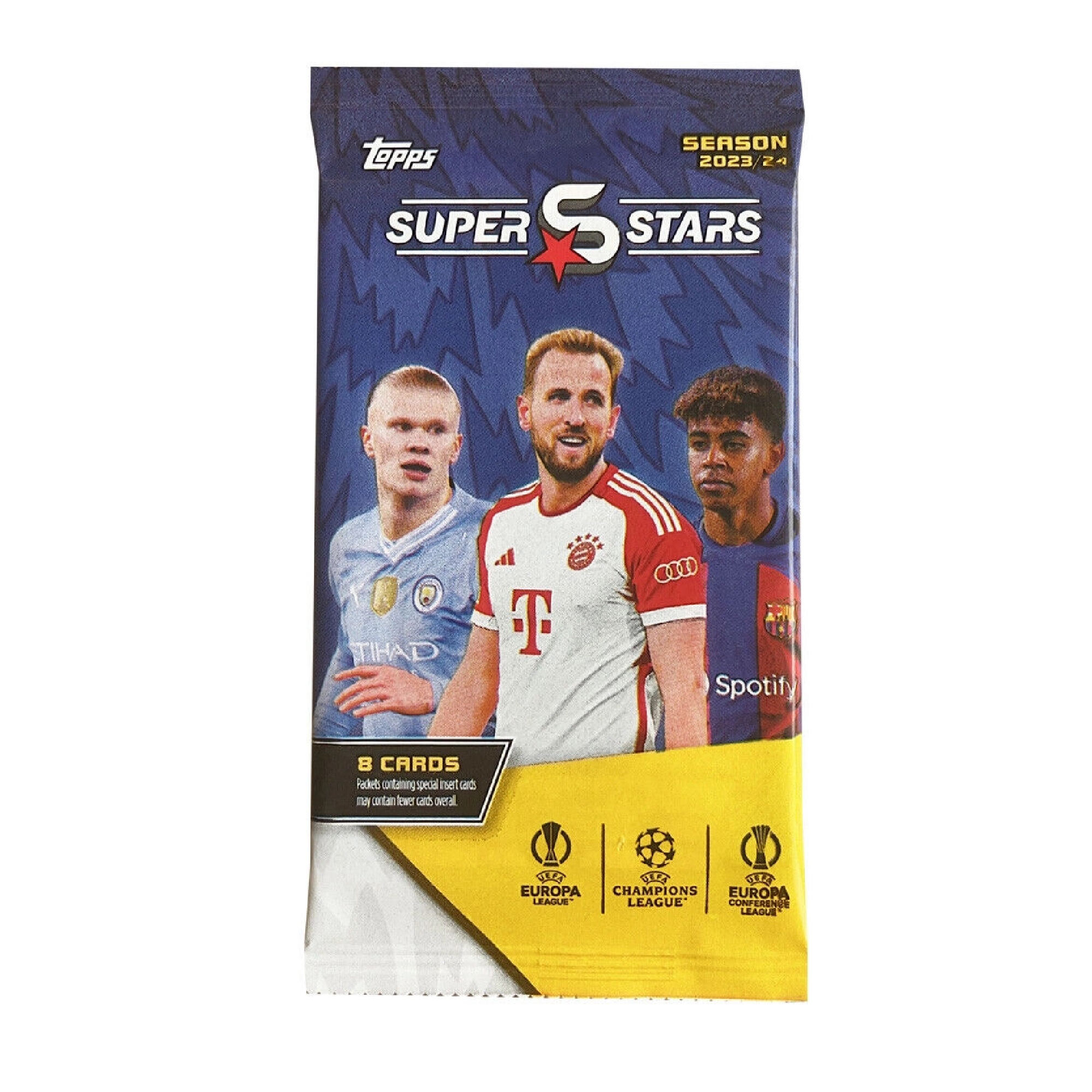 Topps UEFA Champions League Superstars 23/24 Booster (Englisch)