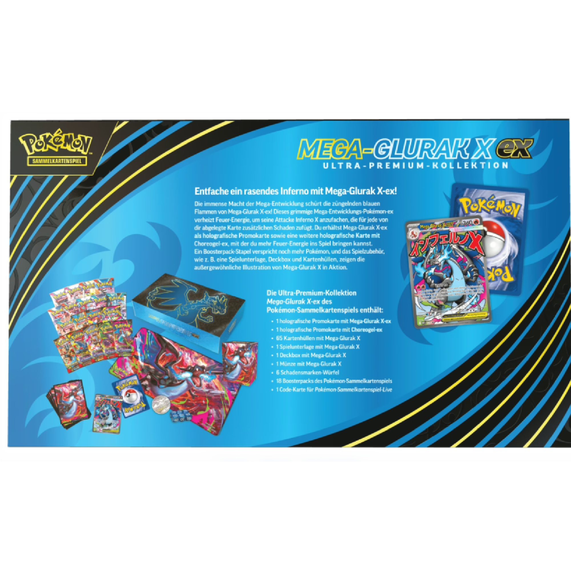 Pokemon Mega Glurak X-ex Ultra-Premium-Kollektion (Deutsch)