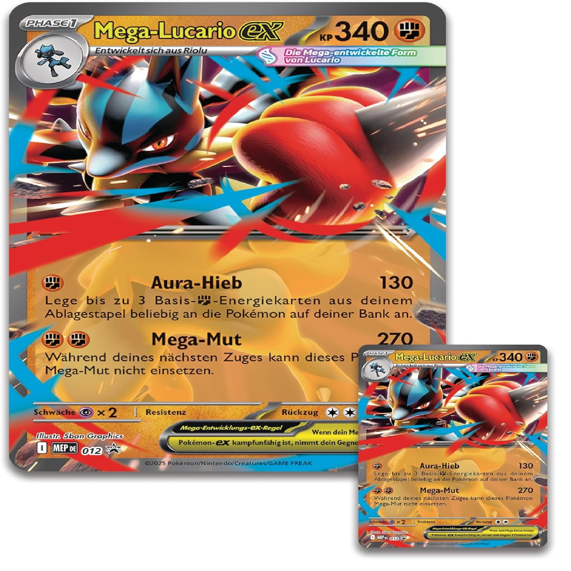 Pokemon - Mega Lucario EX Figuren Kollektion (Deutsch)