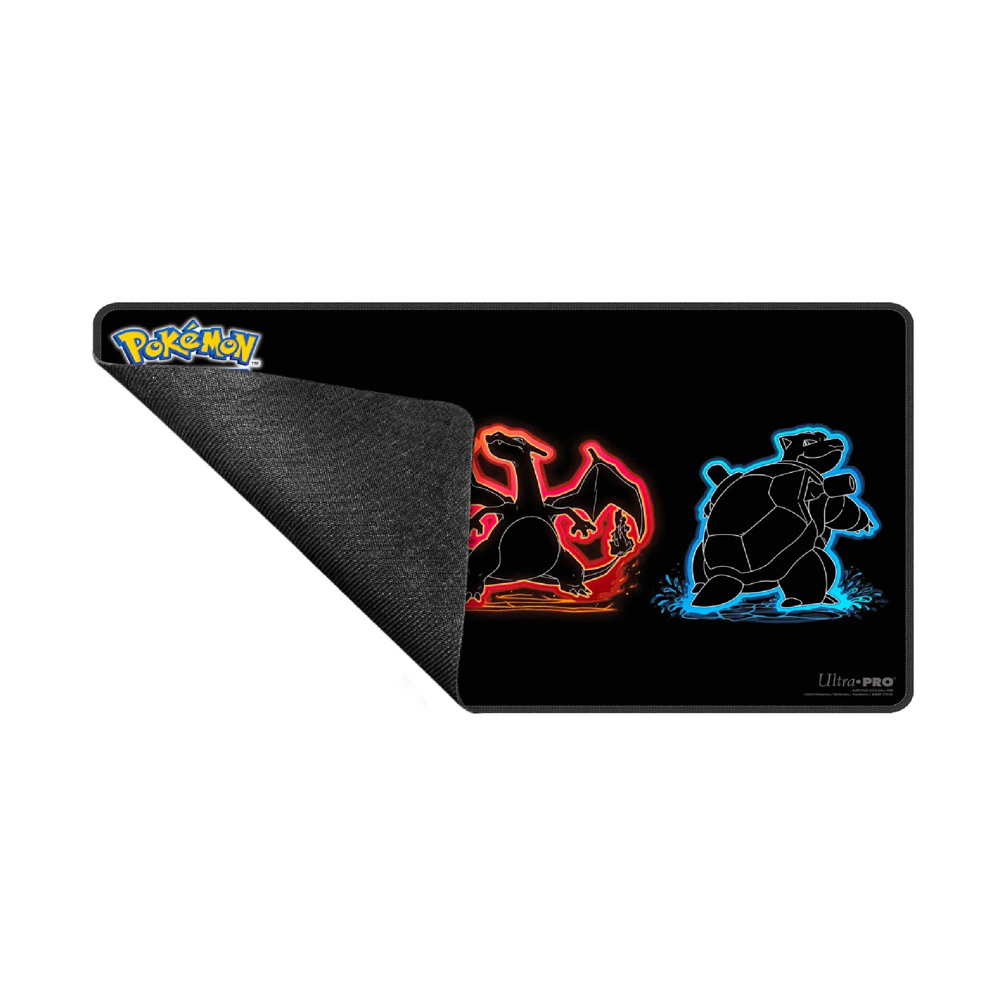 Pokemon - Ultra Pro - Spielmatte - Neon Kanto Glurak, Turtok, Bisaflor