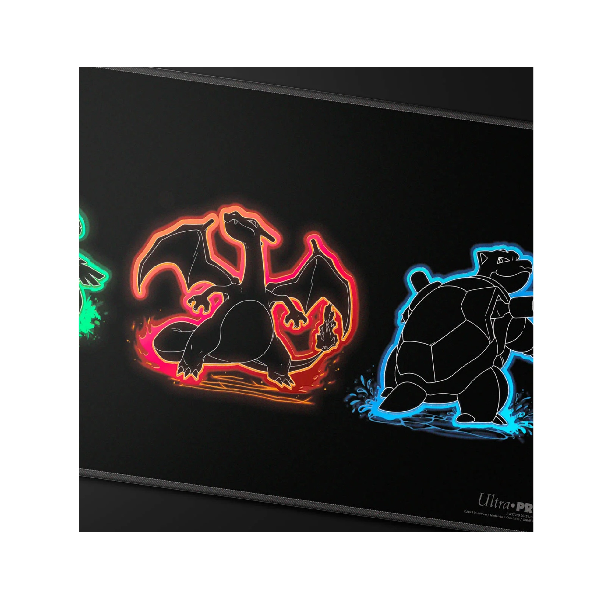 Pokemon - Ultra Pro - Spielmatte - Neon Kanto Glurak, Turtok, Bisaflor