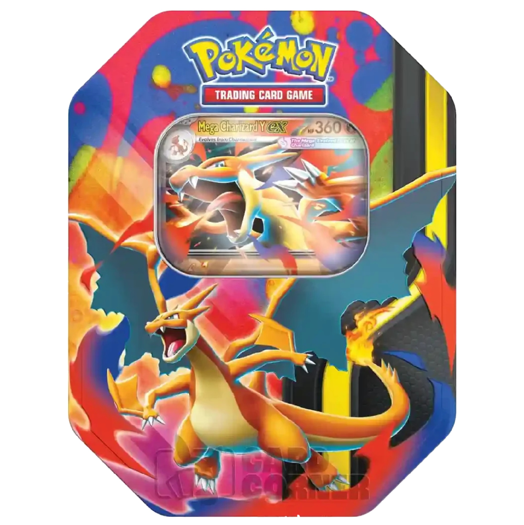 Pokemon Mega Charizard EX Tin Box sortiert (Englisch)