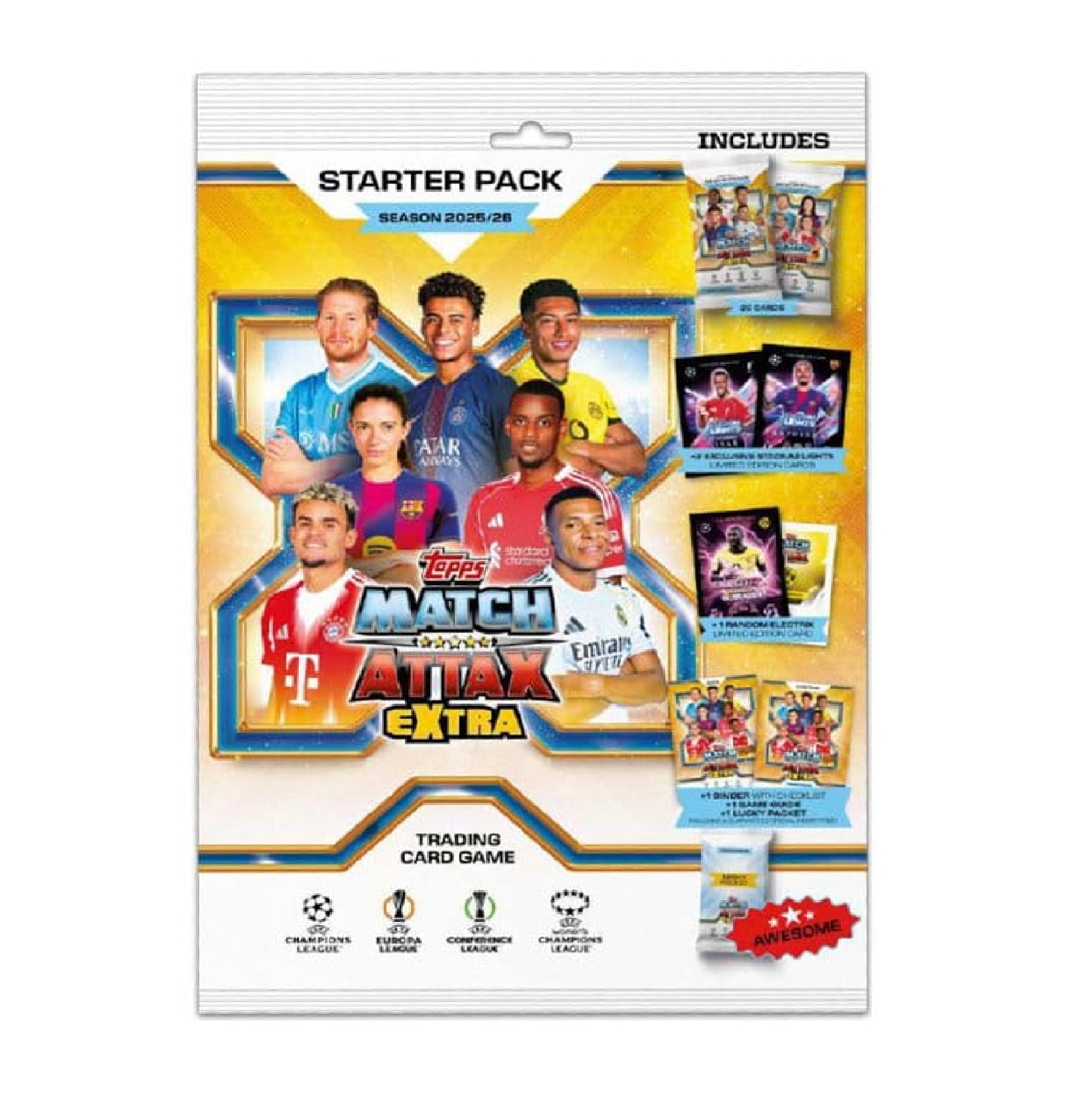 Topps - Match Attax Champions League 2025/26 EXTRA Trading Cards - Starterpack