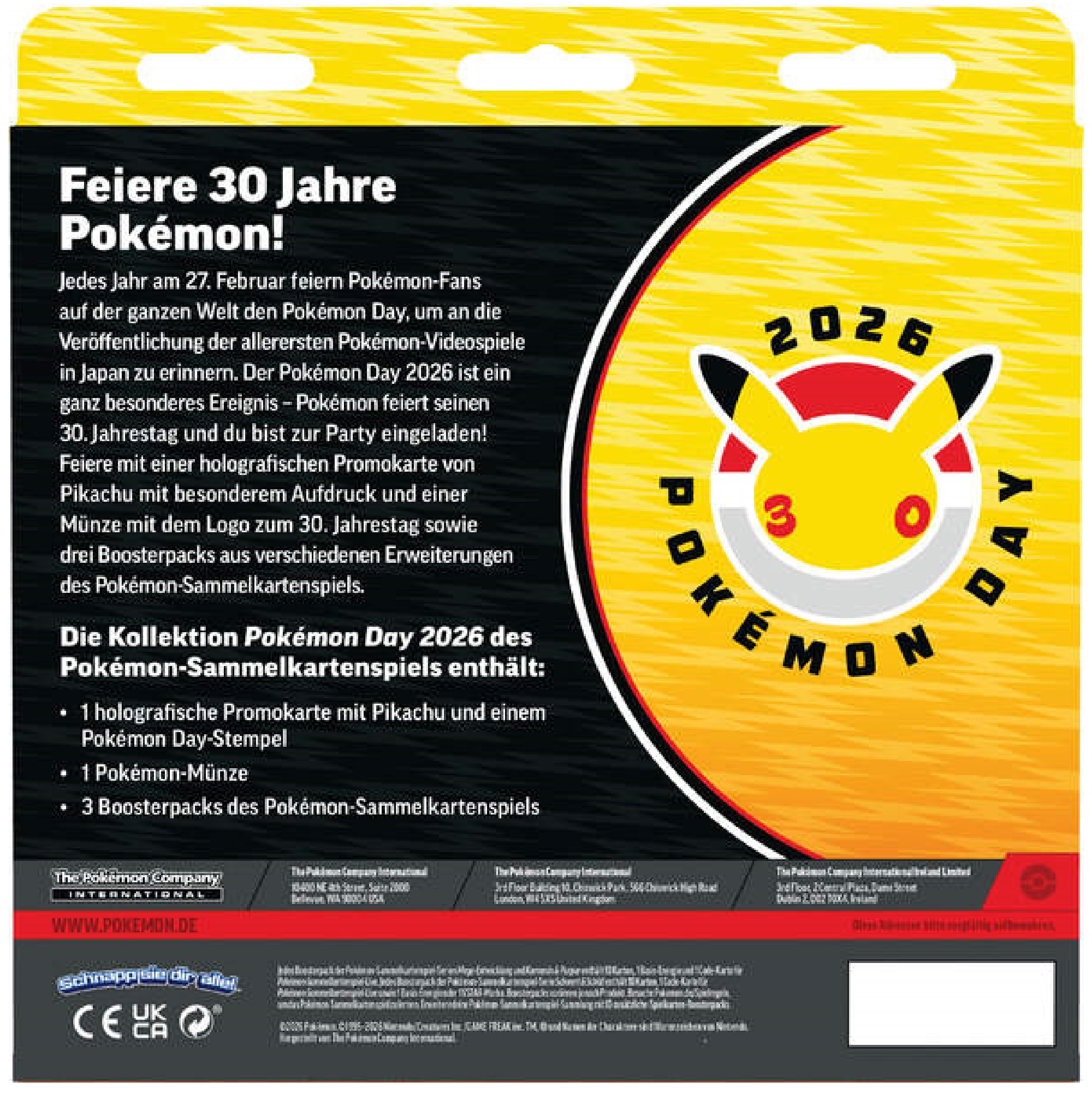 Pokemon Day 2026 Kollektion - Box Set