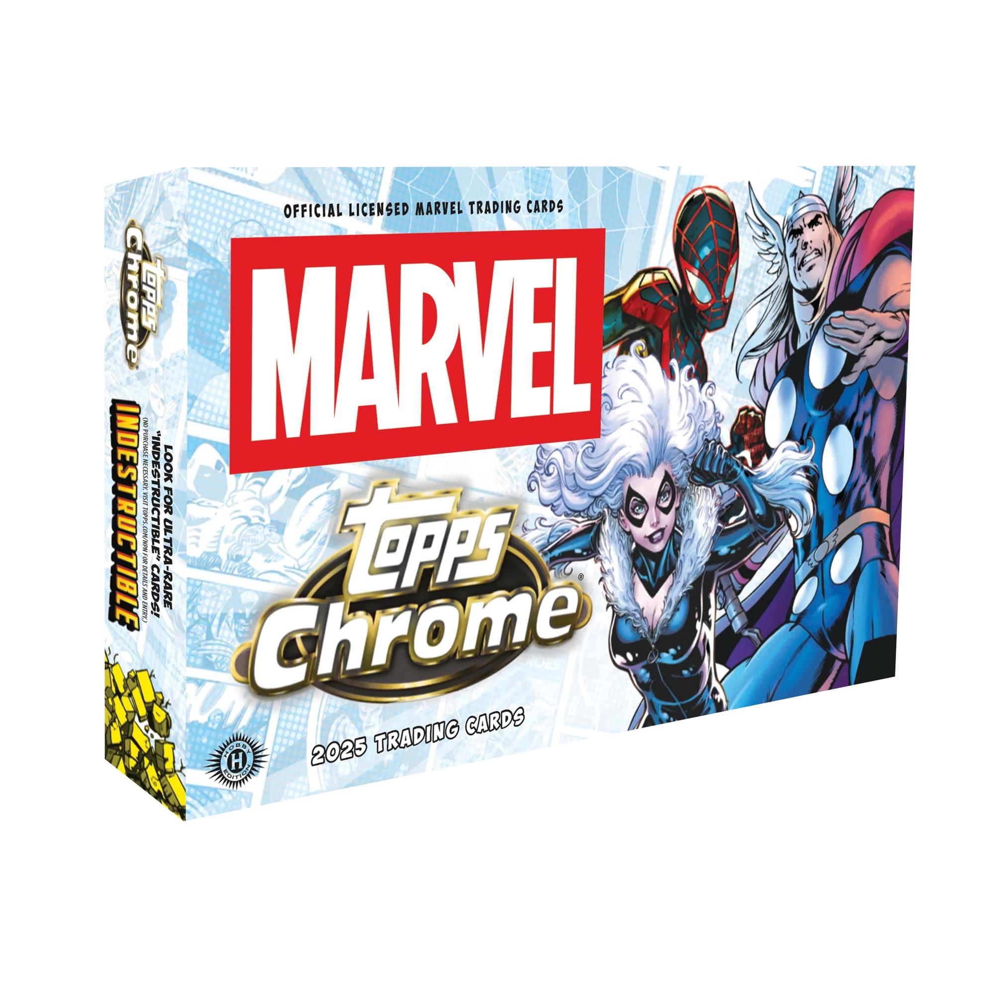 Topps 2025 Marvel Comics Chrome Hobby Box Topps 2025 Marvel Comics Chrome Hobby Box